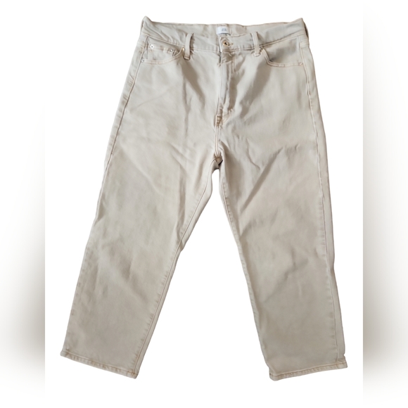 RIVER ISLAND straight leg ecru jeans - Picture 2 of 7